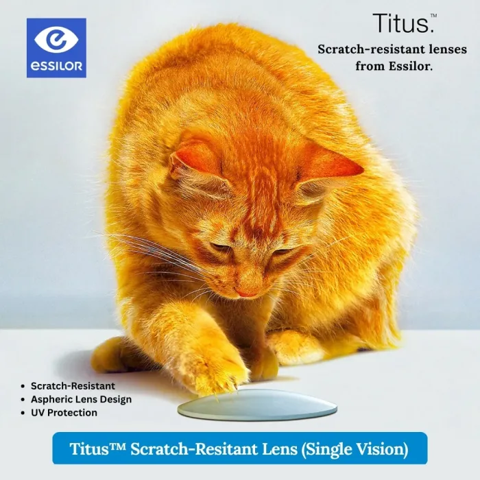 Scratch Resistant Lens Essilor Titus Scratch Resistant-Lens - Golglass